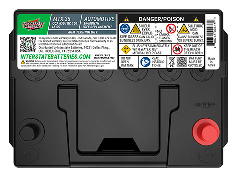 MTX-35 Battery